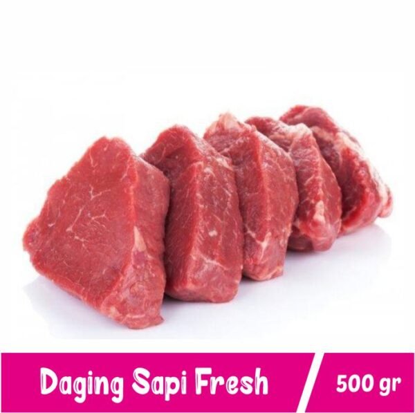 Daging Sapi Segar Potong Rendang